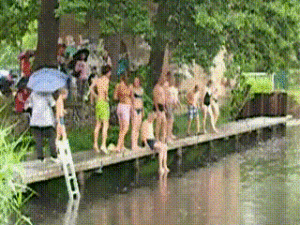 Big Jump Day – Wasser von unten, Wasser von oben